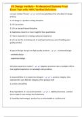 UX Design Institute - Professional Diploma Final Exam Test with 100&percnt; Verified Solutions
