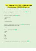 Integ Midterm UPDATED  ACTUAL Exam  Questions and CORRECT Answers 
