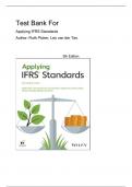 Test Bank For Applying IFRS Standards&comma; 5th Edition&lpar; by Ruth Picker&comma; Leo van der Tas&rpar; All Chapters 1-24&vert; Latest  Edition 2025