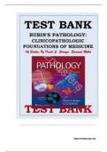 Test Bank For Rubin's Pathology&colon; Clinicopathologic Foundations of Medicine 7th Edition by Strayer ISBN&colon;9781451183900&comma; All 34 Chapters Covered&comma; Verified Latest Edition