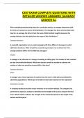 C207 EXAM COMPLETE QUESTIONS WITH DETAILED VERIFIED ANSWE