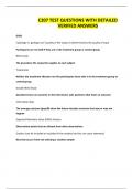 C207 TEST QUESTIONS WITH DETAILED VERIFIED ANSWERS