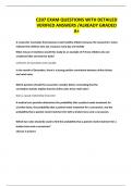 C207 EXAM QUESTIONS WITH DETAILED VERIFIED ANSWERS &sol;ALREADY GRADED A&plus;