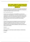 C207 EXAM COMPLETE QUESTIONS WITH DETAILED VERIFIED ANSWERS &sol;ALREADY GRADED A&plus;