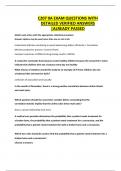 C207 0A EXAM QUESTIONS WITH DETAILED VERIFIED ANSWERS &vert;ALREADY PASSED