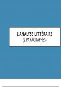 L&rsquo;analyse litt&eacute;raire et ses concepts 