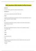 D521 Questions With Detailed Verified Answers