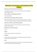 WGU D521 Test Questions with Detailed Verified Answers