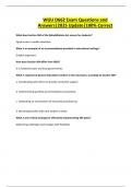 WGU D662 Exam Questions and Answers&vert;2025 Update&vert;100&percnt; Correct