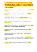 PJM GENERATION DISPATCHER EXAM PRACTICE QUESTIONS AND ANSWERS LATEST UPDATED 2024&sol;2025 A COMPLETE BEST SOLUTION WITH CORRECT CONFIRMED ANSWERS GRADED TO SCORE A&plus; FOR PASS