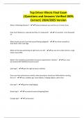 Top Driver Illinois Final Exam &vert;Questions and Answers Verified 100&percnt; Correct&vert; 2024&sol;2025 Version