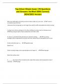 Top Driver Illinois Exam &vert;70 Questions and Answers Verified 100&percnt; Correct&vert; 2024&sol;2025 Versio