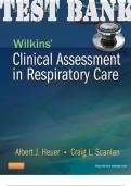 TEST BANK for Wilkins' Clinical Assessment in Respiratory Care 7th Edition by Heuer Albert & Scanlan Craig. ISBN , ISBN-. (All 21 Chapters)