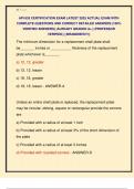 API 635 CERTIFICATION EXAM LATEST 2025 ACTUAL EXAM WITH  COMPLETE QUESTIONS AND CORRECT DETAILED ANSWERS &lpar;100&percnt;  VERIFIED ANSWERS&rpar; &vert;ALREADY GRADED A&plus;&vert; &vert;&vert;PROFESSOR  VERIFIED&vert;&vert; &vert;&vert;BRANDNEW&excl;&excl;&excl;&vert;&vert;