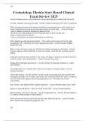 Cosmetology Florida State Board Clinical Exam Review 2025