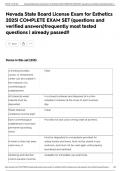 Nevada State Board License Exam for Esthetics 2025&vert; COMPLETE EXAM SET &lpar;questions and verified answers&rpar;frequently most tested questions &vert; already passed&excl;&excl;Nevada State Board License Exam for Esthetics 2025&vert; COMPLETE EXAM SET &lpar;questions and verified answers&rpar;