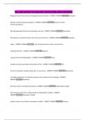 BIO 100 SURVEY OF BIOLOGY QUESTIONS AND ANSWERS