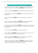 BIO 100 EXAM 1 UPDATED QUESTIONS AND ANSWERS