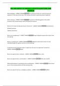 BIO 100 BUNDLED EXAM QUESTIONS AND CORRECT ANSWERS