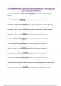 BIO100 EXAM 2 STUDY GUIDE AND REVIEW STRATEGIES UPDATED QUESTIONS AND