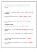 AGACNP CERTIFICATION EXAM QUESTIONS AND ANSWERS  &lpar;VERIFIED AND WELL DETAILED ANSWERS&rpar; LATEST UPDATE  2025&sol;2026 