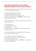 IACCP EXAM &vert; QUESTIONS & 100&percnt; CORRECT  ANSWERS &lpar;VERIFIED&rpar; &vert; LATEST UPDATE &vert; GRADEA&plus;