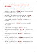 Private Pilot STAGE 2 EXAM QUESTIONS AND  SOLUTIONS