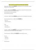 NUR 136 TEST -5 UPDATED QUESTIONS AND ANSWERS