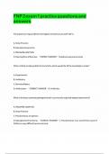 FNP 2 exam 1 practice questions and answers 