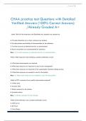 CHAA practice test Questions with Detailed  Verified Answers &lpar;100&percnt; Correct Answers&rpar;  &sol;Already Graded A&plus;