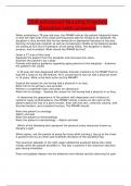 CEA advanced Nursing Practice Question with answers