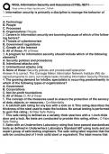 WGU&comma; Information Security and Assurance &lpar;C725&rpar;&comma; SET I