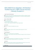 DLM &lpar;ASCP&rpar; Exam Questions with Detailed  Verified Answers &lpar;100&percnt; Correct Answers&rpar;  &sol;Already Graded A&plus;