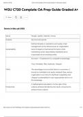 WGU C720 Complete OA Prep Guide Graded A&plus;