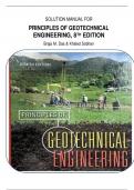 SOLUTION MANUAL FOR  PRINCIPLES OF GEOTECHNICAL ENGINEERING&comma; 8TH EDITION