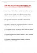HVAC&colon; EPA 608 Certification Exam Questions and Answers Latest Updated 2024&sol;2025 &lpar;GRADED A&plus;&rpar;