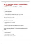 EPA 608 Type 3 exam with 100&percnt; Complete Solutions &lpar;Latest 2024&sol;2025&rpar;