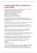 Incident Safety Officer Complete Set Latest Update