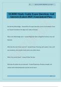 SGRHO Study Guide Exam Questions And Answers &vert;Latest 2025 &vert; Guaranteed Pass&period;