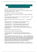 CISR - Commercial Casualty II - Study Guide Questions with answers
