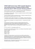 FDNYC G60 Practice Exam 2025 Complete Questions And Verified Answers&sol; Complete Solutions With Rationales &vert;Get It 100&percnt; Accurate&excl;&excl; Already graded A&plus;