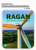 SOLUTION MANUAL FOR  Microeconomics 17TH Edition by Christopher T&period;S&period; Ragan &lbrace;2022&rcub; &vert;&vert;COMPLETE GUIDE&vert;&vert;GRADED A&plus;