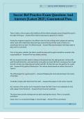 Soccer Ref Practice Exam Questions And Answers &vert;Latest 2025 &vert; Guaranteed Pass&period;