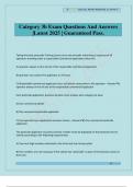 Category 3b Exam Questions And Answers &vert;Latest 2025 &vert; Guaranteed Pass&period;