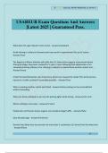 USAREUR Exam Questions And Answers &vert;Latest 2025 &vert; Guaranteed Pass&period;