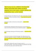 TABC Practice Test ALL CURRENTLY TESTING EXAM NEWEST QUESTIONS AND CORRECT DETAILED ANSWERS WITH STUDY GUIDE &vert; EXPERT VERIFIED FOR GUARANTEED PASS &vert; LATEST UPDATE