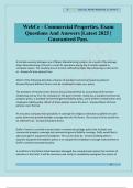 WebCe - Commercial Properties&period; Exam Questions And Answers &vert;Latest 2025 &vert; Guaranteed Pass&period;
