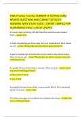 TABC Practice Test ALL CURRENTLY TESTING EXAM NEWEST QUESTIONS AND CORRECT DETAILED ANSWERS WITH STUDY GUIDE &vert; EXPERT VERIFIED FOR GUARANTEED PASS &vert; LATEST UPDATE