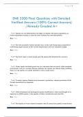 ENR 3300 Final Questions with Detailed  Verified Answers &lpar;100&percnt; Correct Answers&rpar;  &sol;Already Graded A&plus;