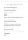 Portage Learning BIOD 121 Exam 3 Essentials In  Nutrition &vert; 100&percnt; Verified